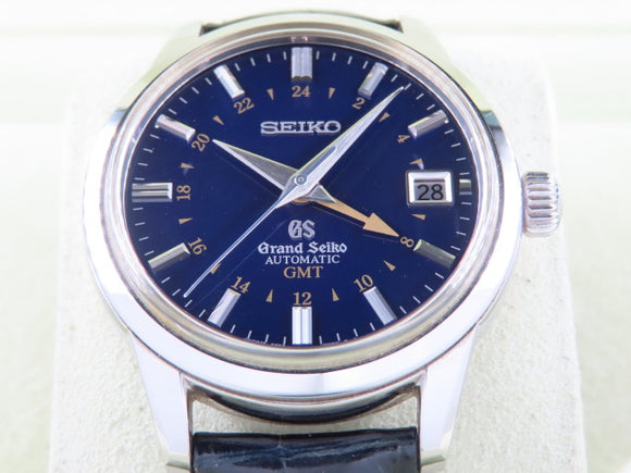 Grand Seiko GMT Blue Dial 39.5 mm Limited Edition 1000 Pieces SBGM031J (Serviced April 2024)