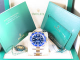 Rolex Submariner Date 41 mm Ceramic Bezel 18 ct. Yellow Gold / Stainless Steel Blue Dial 126613 New March 2024