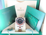 Rolex GMT Master II Ceramic Bezel 18 ct. Rose Gold / Stainless Steel Rootbeer 126711 New March 2024