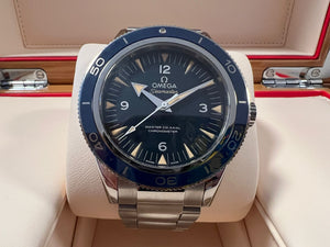 Omega Seamaster 300 Omega Master Co-Axial Titanium Blue Dial 41 mm 233.90.41.21.03.001 May 2021 (On Order Basis)