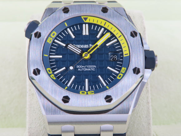 Audemars Piguet Royal Oak Diver Blue Dial 42 mm 15710 March 2021