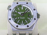 Audemars Piguet Royal Oak Diver Green Dial 42 mm 15710 September 2018