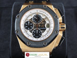 Audemars Piguet Royal Oak Offshore Chronograph Rubens Barrichello RB II 18 ct. Rose Gold Ceramic Bezel 44 mm Limited Edition 26078RO July 2016