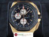 Audemars Piguet Royal Oak Offshore Chronograph 18 ct. Rose Gold Novelty Ceramic Bezel 44 mm 26400RO January 2013