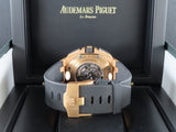 Audemars Piguet Royal Oak Offshore Chronograph Novelty Ceramic Bezel 18 ct. Rose Gold 44 mm 26401