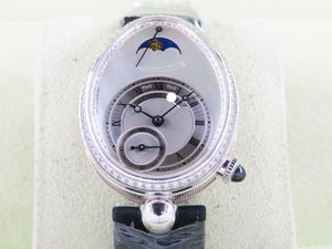 Breguet Reine de Naples 18 ct. White Gold Diamond Bezel Mother of Pearl Dial 8908 Unworn June 2012
