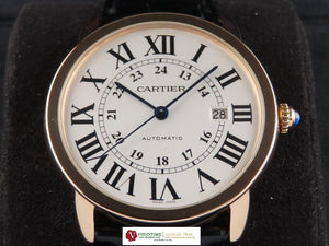 Cartier Ronde Solo De Cartier Automatic 42 mm 18 ct. Rose Gold / Stainless Steel W6701009 June 2020