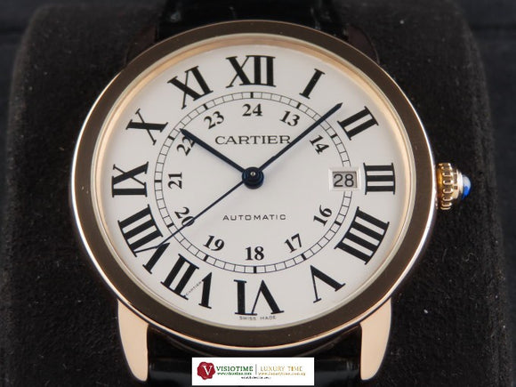 Cartier Ronde Solo De Cartier Automatic 42 mm 18 ct. Rose Gold / Stainless Steel W6701009 June 2020