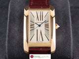 Cartier Tank Amercaine Large Automatic Art Deco 18 ct. Rose Gold Serviced November 2023 (Watch Only)