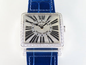 Franck Muller Master Square Quartz Diamond Bezel New Old Stock