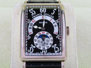 Franck Muller Long Island Irregular Time Moonphase 18 ct. White Gold 1250 H IRL New Old Stock