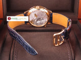 Hermes Slim GMT 18 ct. Rose Gold 39.5 mm Blue Dial W049448WW00 November 2020