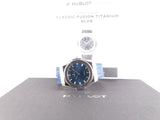 Hublot Classic Fusion Blue Dial Titanium 42 mm 542.NX.7170.LR New December 2024