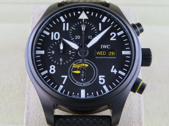 IWC Pilot's Watch Chronograph Royal Maces Edition 44.5 mm IW389107 May 2023 (8 Years Warranty)