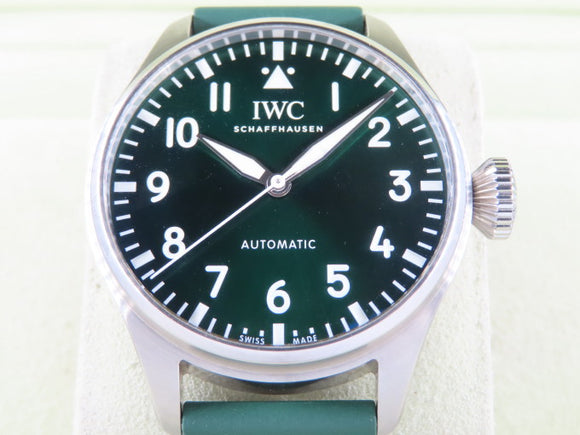 IWC Big Pilot's Watch 43 mm Green Dial IW329306 May 2022 (8 Years Warranty)