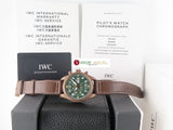 IWC Pilot’s Watch Chronograph Spitfire Bronze Green Dial 41 mm 387902 April 2019 (8 Years Warranty)
