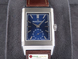 Jaeger Le Coultre Reverso Tribute Monoface Small Seconds Blue Dial Q397848J August 2024 (8 Years Warranty)
