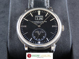 A. Lange & Sohne Boutique Exclusive Saxonia Moon Phase Large Date Automatic 18 ct. White Gold 384.029 New Old Stock Factory Stickers 2022