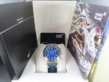 Montblanc 1858 Automatic Chronograph Blue Dial 42 mm 126912 Unworn October 2022