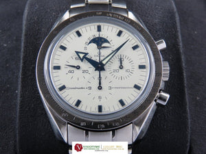 Omega Speedmaster Professional Moonwatch Moonphase Date White Dial 42 mm April 2006
