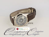 Patek Philippe Calatrava 18 ct. White Gold Grey Dial 37 mm 6000G April 2011