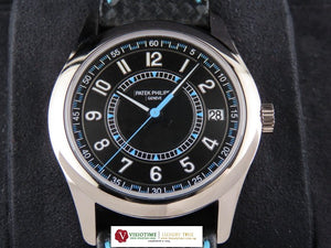 Patek Philippe Calatrava 40 mm 18 ct. White Gold Blue Hand 6007 Unworn 2025