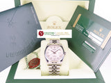Rolex Datejust 36 mm Silver Computer Diamond Dial Jubilee Bracelet 116234 March 2012