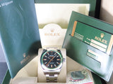 Rolex Milgauss Green Crystal Black Dial "G" Series 116400 June 2012