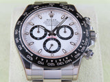 Rolex Daytona Ceramic Bezel White Dial 116500 Stickers March 2022