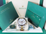 Rolex Daytona 18 ct. Yellow Gold / Stainless Steel White Dial 116503 Unworn August 2022
