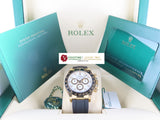 Rolex Daytona Oysterflex Ceramic Bezel 18 ct. Yellow Gold White Dial 116518LN Unworn December 2020