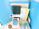 Rolex Daytona 18 ct. White Gold Original Turquoise Dial Beach Collection 116519 November 2005 (Original Receipt Unpolished)
