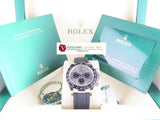 Rolex Daytona Oysterflex Ceramic Bezel 18 ct. White Gold Grey Panda Dial Ghost 116519LN Unworn January 2022
