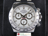 Rolex Daytona White APH Dial "Alphanumeric" Series 116520 November 2014