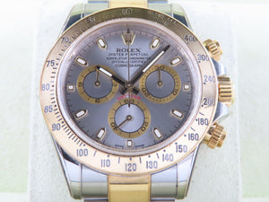 Rolex Daytona 18 ct. Yellow Gold / Stainless Steel Grey APH Dial 116523 September 2015