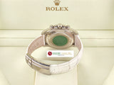 Rolex Daytona 18 ct. White Gold Original Factory Pave Diamond Dial Diamond Bezel 116589 "Z" Series January 2008