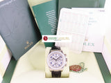 Rolex Daytona 18 ct. White Gold Original Factory Pave Diamond Dial Diamond Bezel 116589 116589RBR "Z" Series January 2008