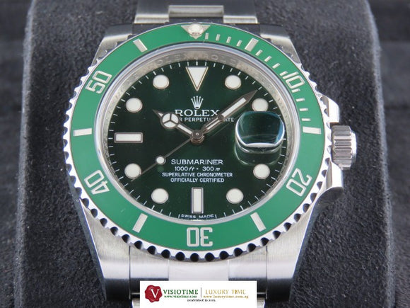 Rolex Submariner Date Ceramic Bezel Green Dial Hulk 