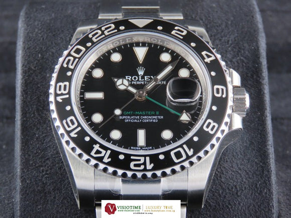 Rolex GMT Master II Ceramic Bezel 116710LN New Old Stock (Original Rolex Stickers Still Intact) January 2018