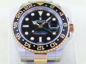 Rolex GMT Master II Ceramic Bezel 18 ct. Yellow Gold / Stainless Steel 116713 2017