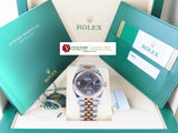 Rolex Datejust 36 18 ct. Rose Gold / Stainless Steel VI IX Diamond Dial Jubilee Bracelet 126231 August 2020