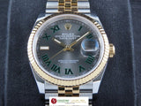 Rolex Datejust 36 mm 18 ct. Yellow Gold / Stainless Steel Wimbledon Dial Jubilee 126233 October 2025