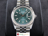 Rolex Datejust 36 mm Green Dial Jubilee 126234 April 2024