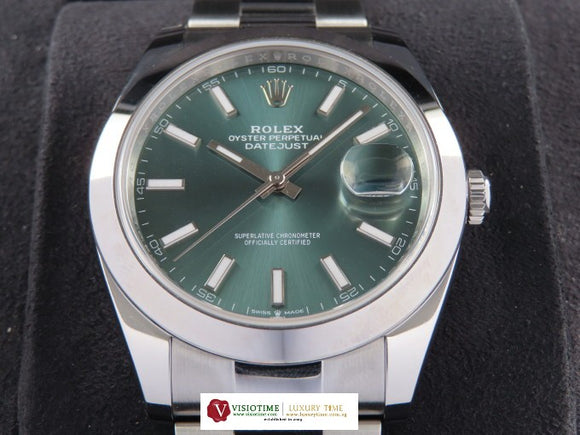 Rolex Datejust 41 mm Green Dial 126300 New April 2025