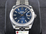 Rolex Datejust 41 mm Blue Dial Jubilee Bracelet 126300 2019