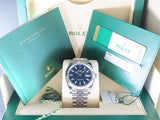 Rolex Datejust 41 mm Blue Mark 1 Dial Jubilee 126334 December 2018