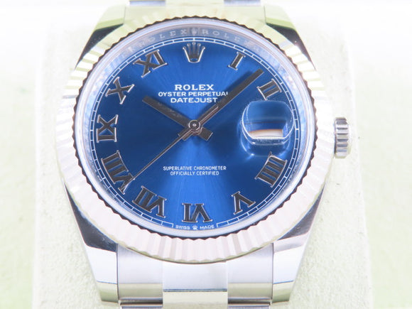 Rolex Datejust 41 mm Blue Roman Azzuro Dial 126334 January 2020