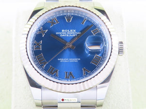 Rolex Datejust 41 mm Blue Roman Azzuro Dial 126334 January 2020