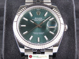 Rolex Datejust 41 mm Mint Green Dial Jubilee 126334 Unworn March 2025
