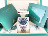 Rolex Datejust 41 mm Mint Green Dial Jubilee 126334 Unworn March 2025